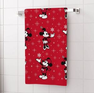 Disney Mickey Minnie Mouse 2 Pack Hand Towel Set